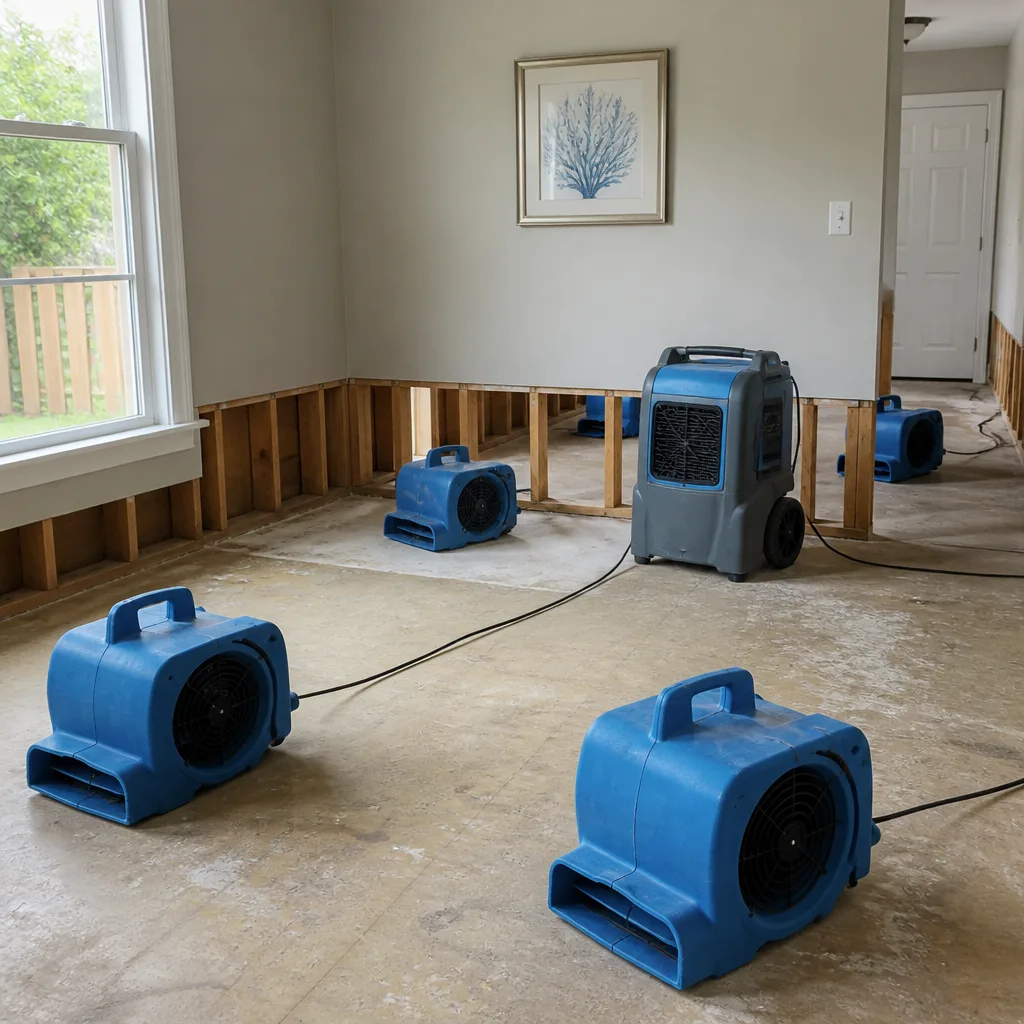 Water damage drying